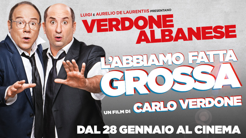 De Laurentiis e Verdone presentano “L’abbiamo fatta grossa”