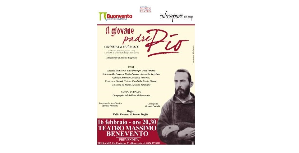 Al Teatro Massimo torna “Il giovane Padre Pio”