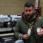 Al ritorno da Monopoli, sosta all’autogrill per un caffè “tutto giallorosso”