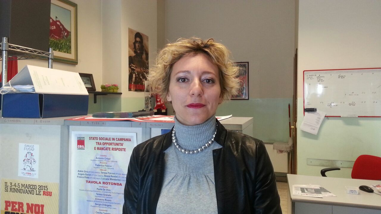 Benevento| Giannaserena Franzè rieletta a capo della funzione pubblica della Cgil