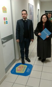 direttore del centro commerciale Pasquale Di Vaio e presidente Unicef provinciale Carmen Maffeo