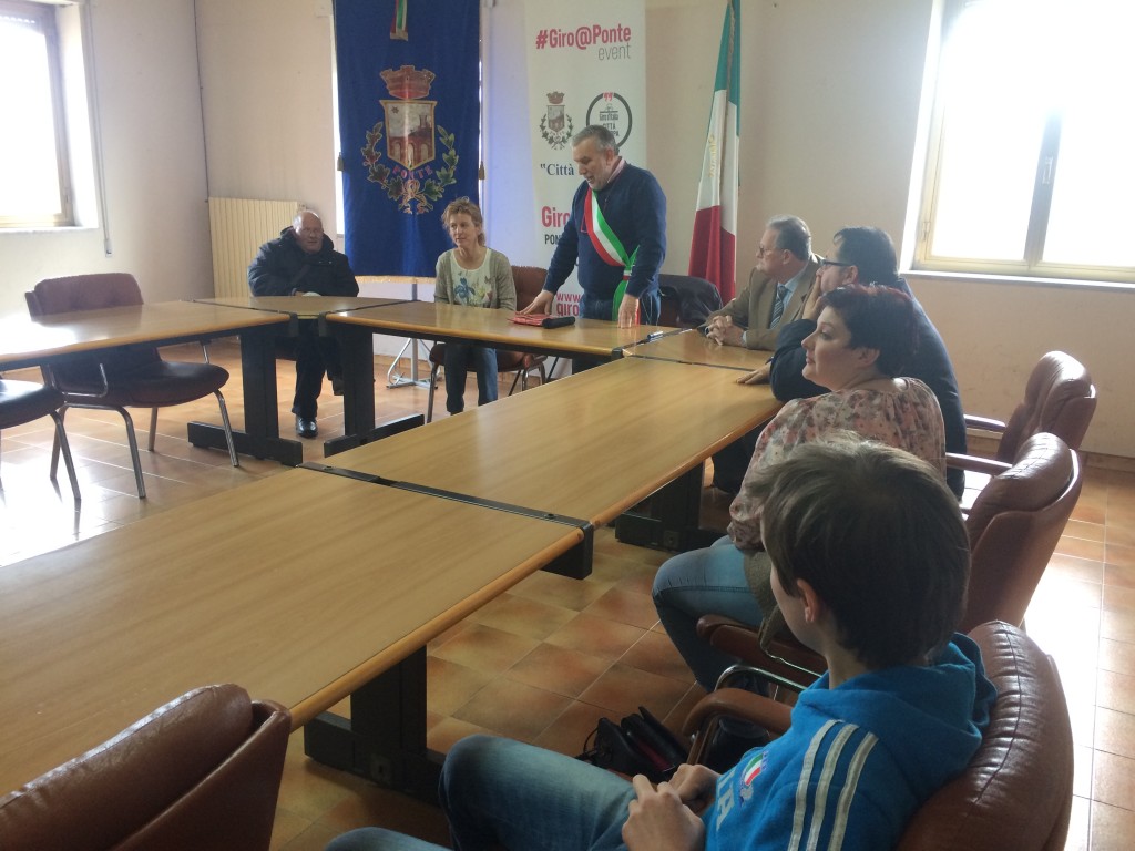 Aspettando il Giro2016, entusiasmo a Ponte per la visita di Alessandra Cappellotto