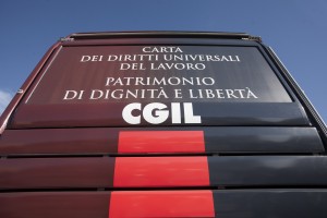 © Marco Merlini / Cgil Roma 18 gennaio 2016 Piazza dei Cinquecento Conferenza stampa del segretario generale della Cgil, Susanna Camusso per presentare la Carta dei Diritti Universali del Lavoro, ovvero un nuovo Statuto delle lavoratrici e dei  lavoratori.
