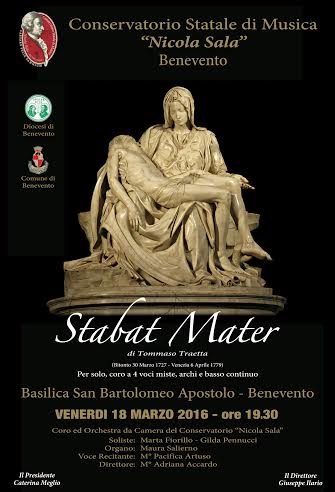 Santa Pasqua: a Benevento il concerto “Stabat Mater”