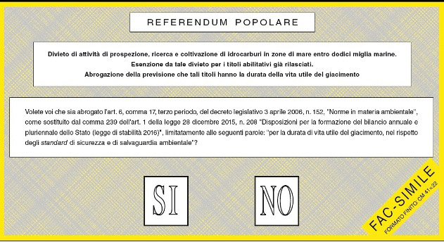 Referendum Trivelle: vademecum per il voto