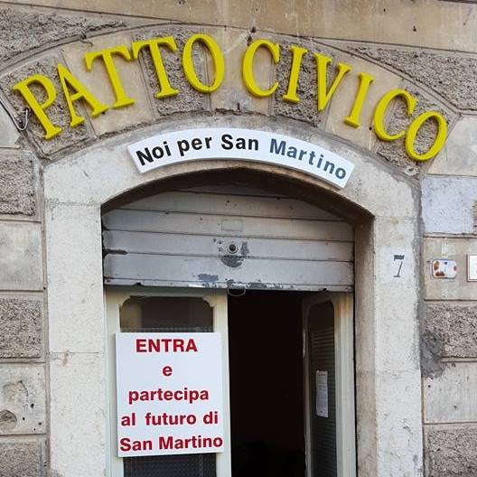 Patto civico distribuisce volantini porta a porta