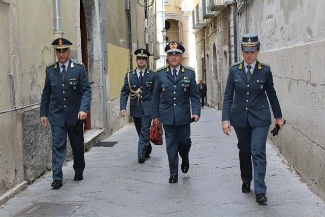 La visita del Generale della Guardia di Finanza Riccardo Piccinni