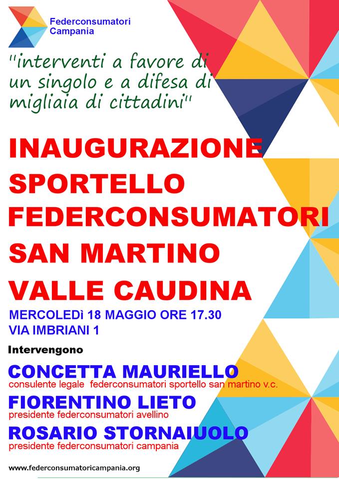 Nasce lo sportello Federconaumatori