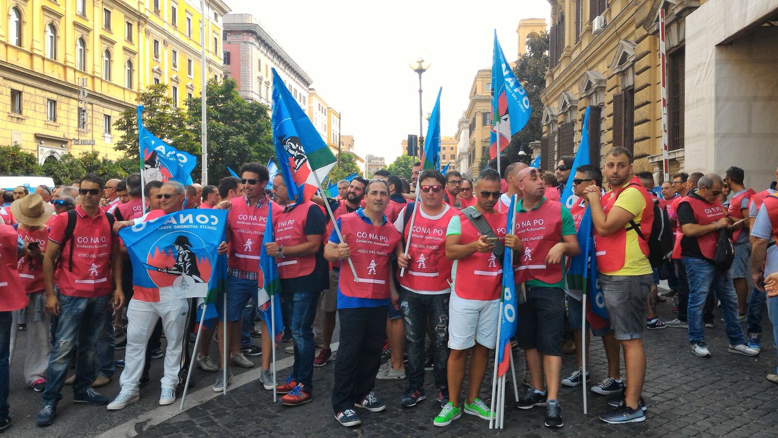 Protesta Vigili del fuoco: ecco le due proposte/FOTO