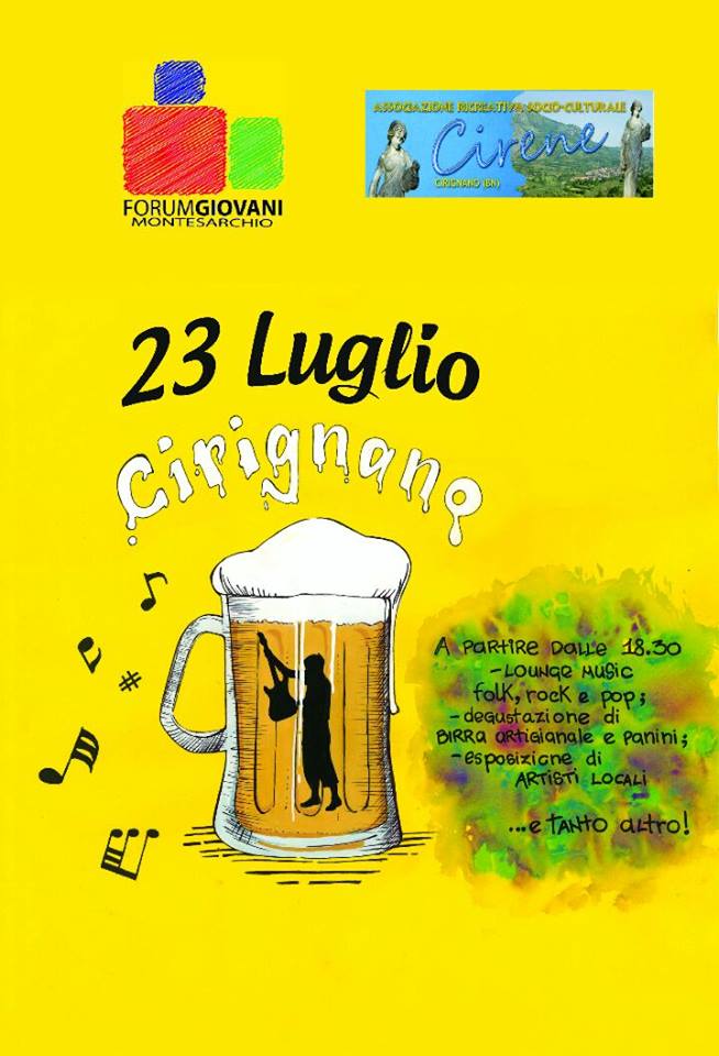 La festa della birra a Cirignano
