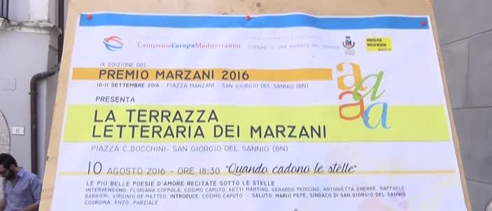 Bruno Menna alla Terrazza letteraria dei Marzani