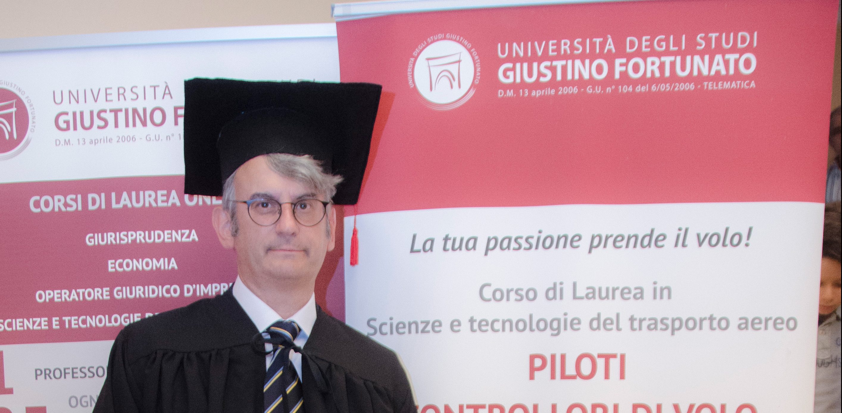 Covizzi è il primo laureato in Scienze e Tecnologie del Trasporto Aereo