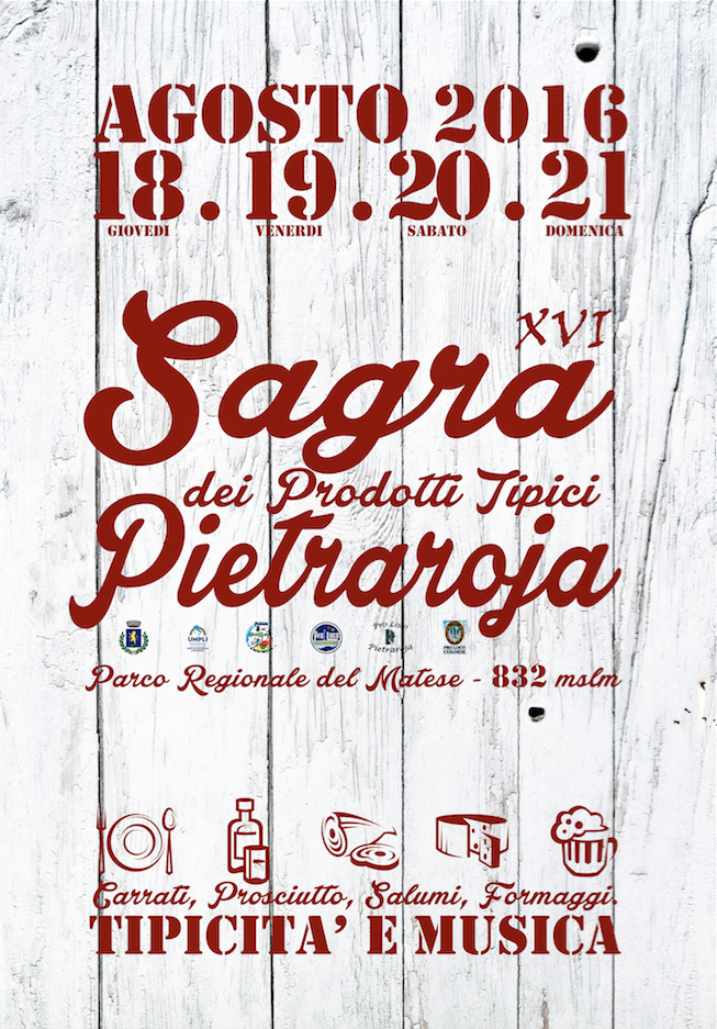 “Sagra dei prodotti tipici”: gli appuntamenti dal 18 al 21 agosto