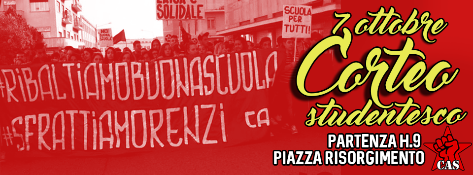 Benevento| Scuola, il 7 ottobre si scende in piazza