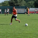 Giallorossi in campo per preparare il doppio impegno settimanale