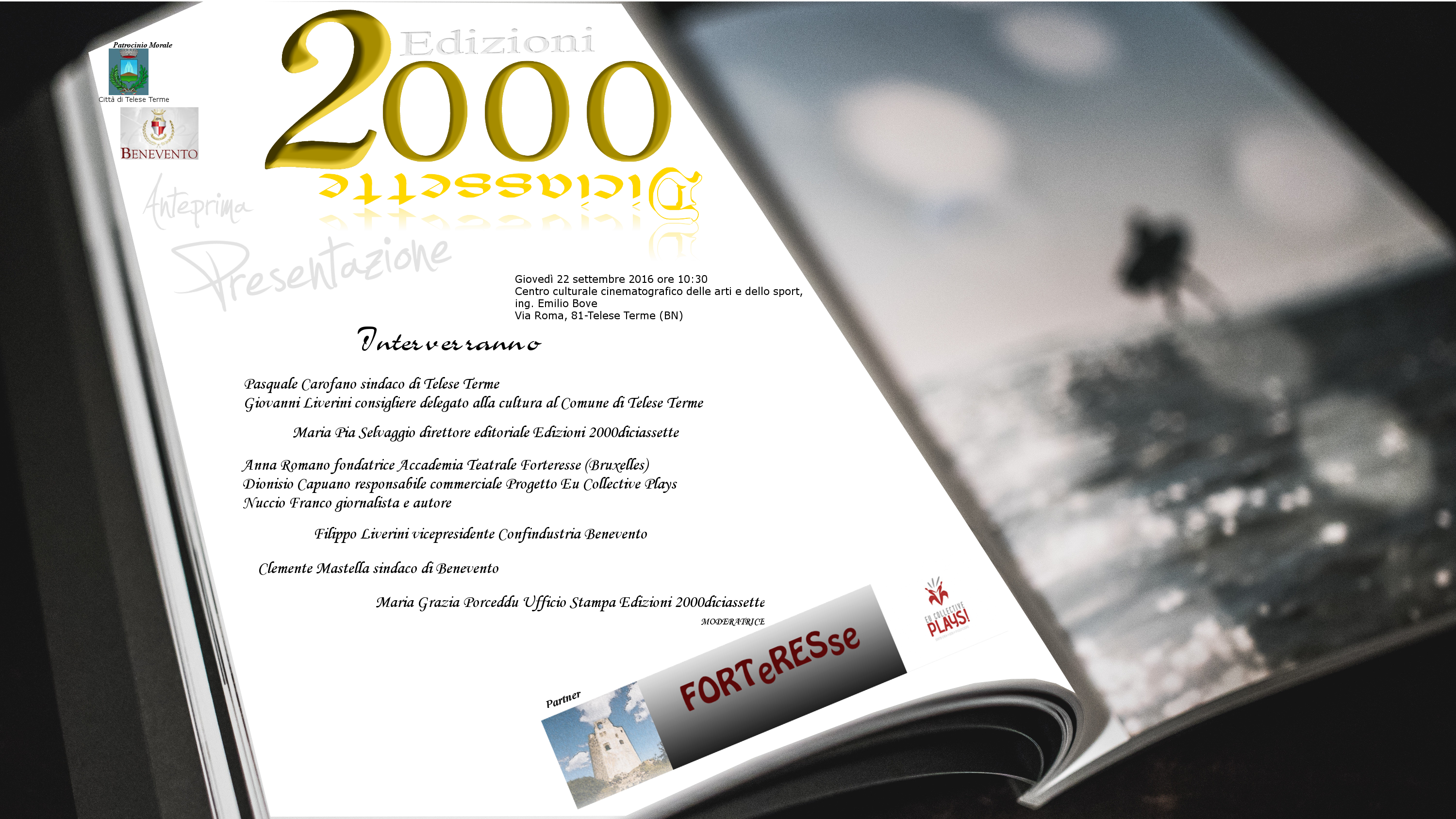 “Edizioni 2000diciassette”, il lavoro di Selvaggio e Porceddu