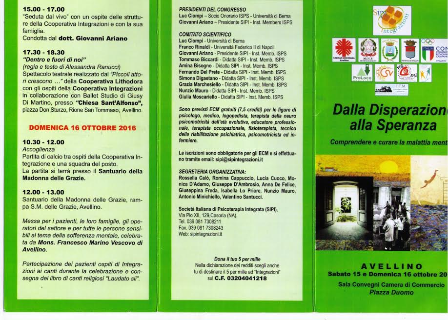 Avellino| Due giorni di convegno sulla “malattia mentale”