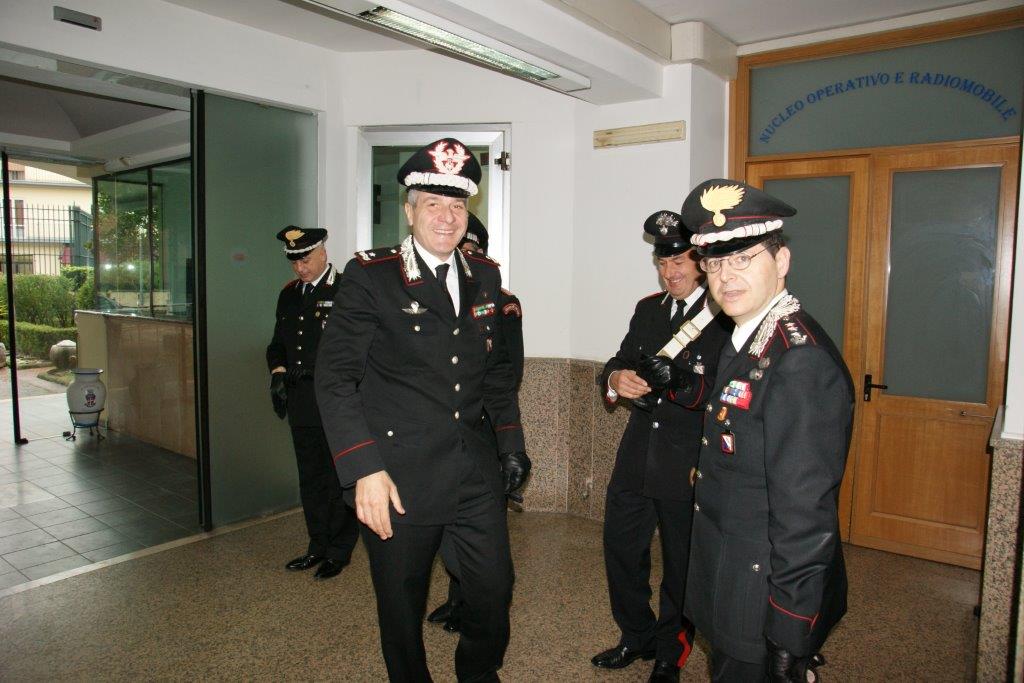 Benevento| Il Generale Cinque in visita al Comando provinciale dei Carabinieri