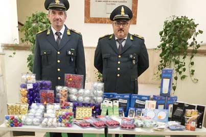 Benevento| Maxi sequestro di prodotti cinesi in città