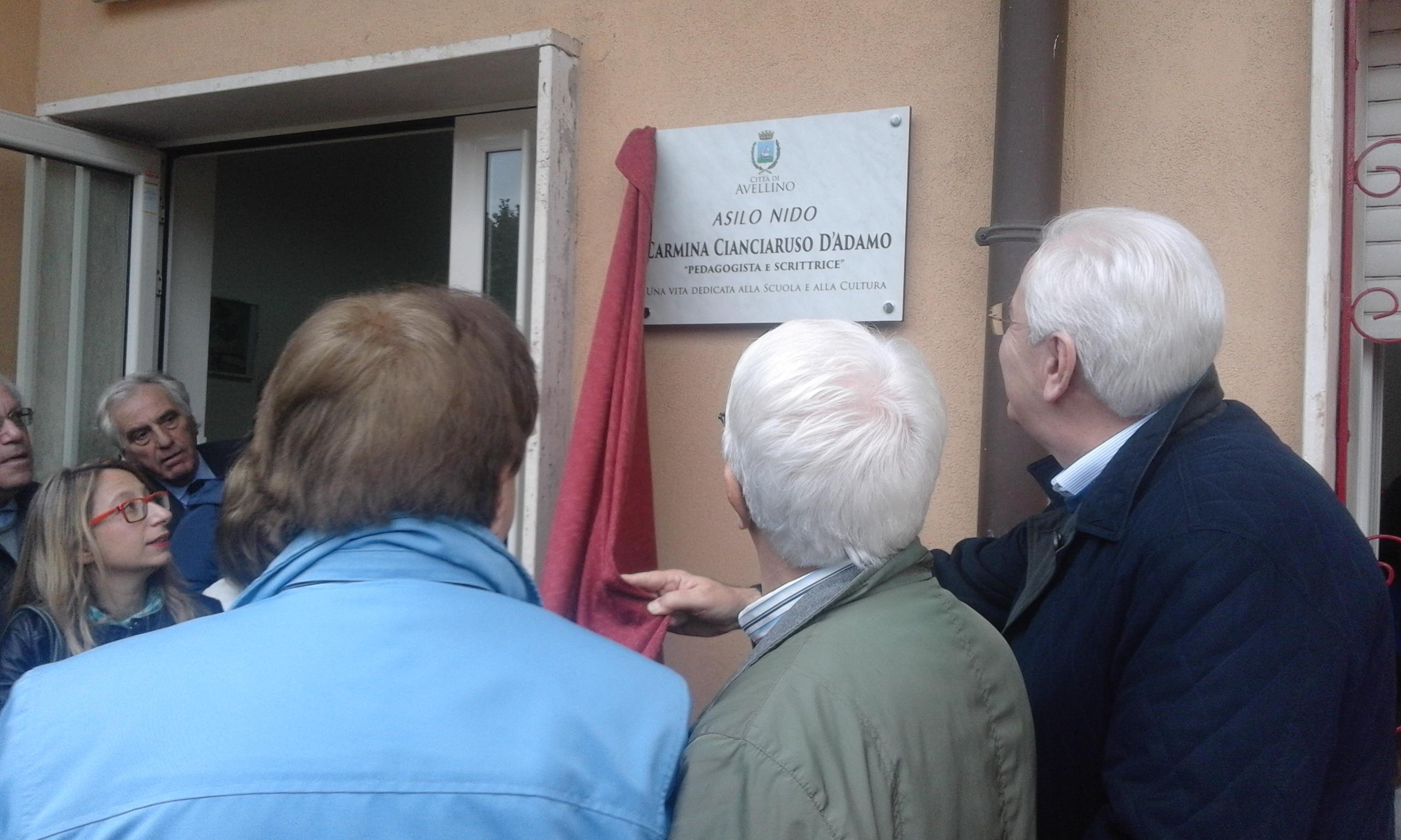 Avellino| L’asilo comunale intitolato all’ispettrice scolastica Carmina Cianciaruso D’Adamo