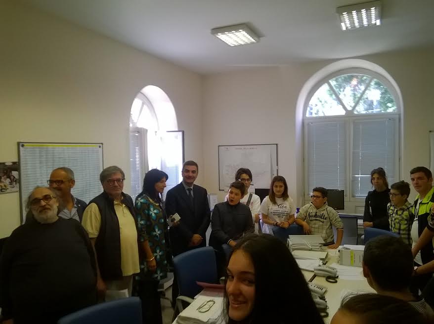 Avellino| Campo Scuola della Protezione Civile, tappa in Prefettura per venti ragazzi