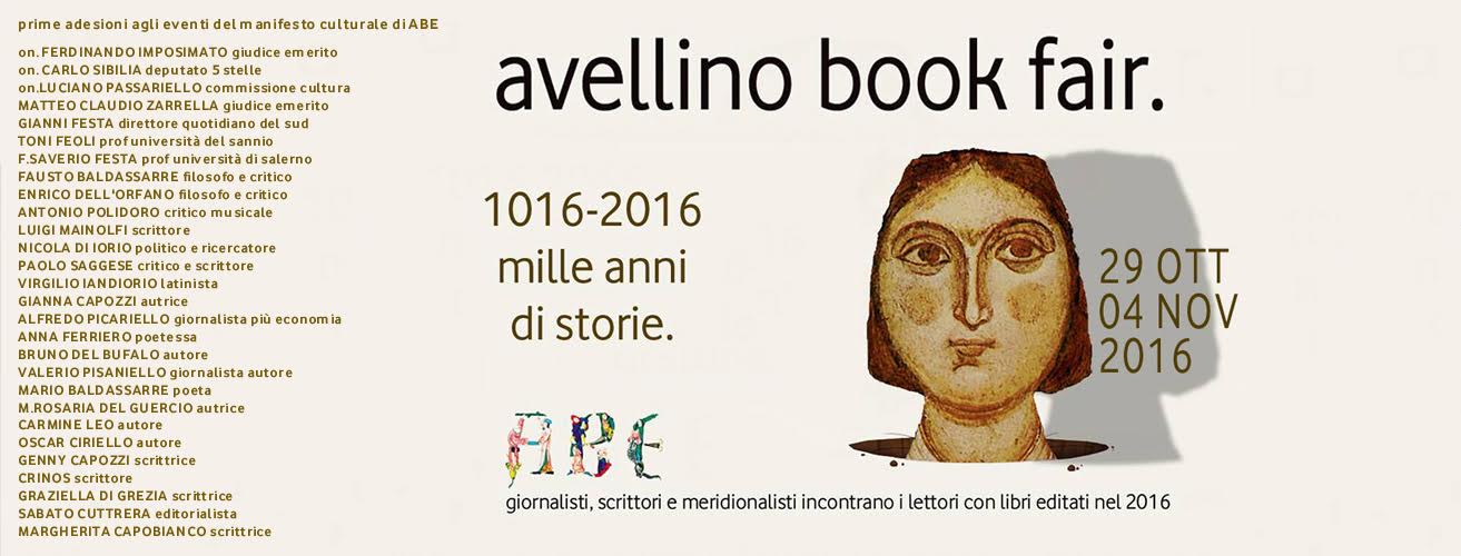 Avellino| Sabato 29 ottobre si inaugura l’Avellino Book Festival