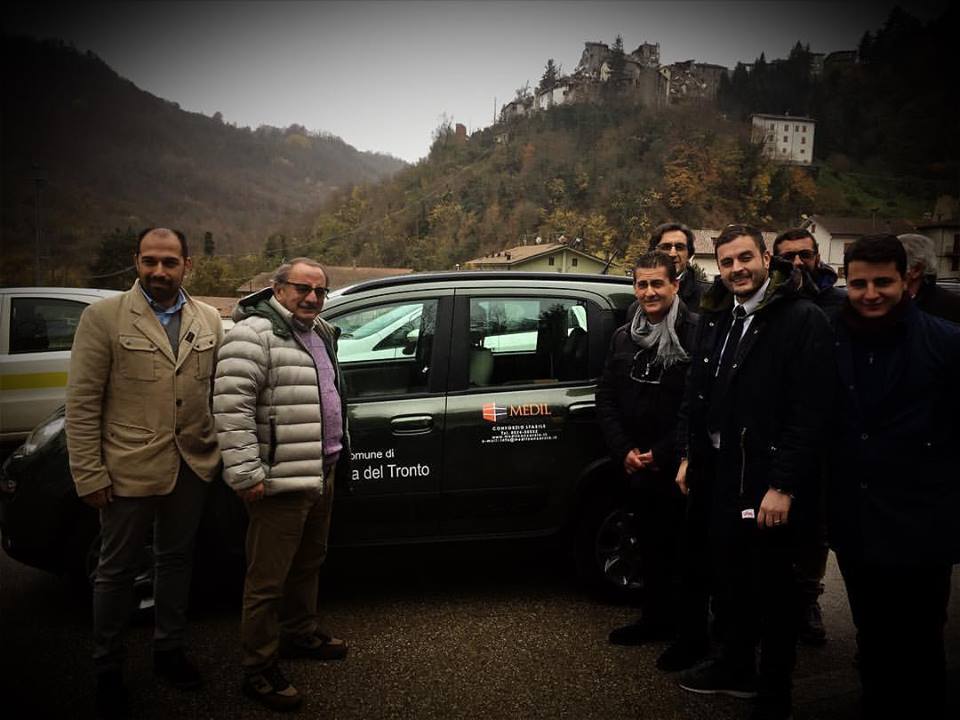 Benevento| La Medil dona un’auto ai terremotati