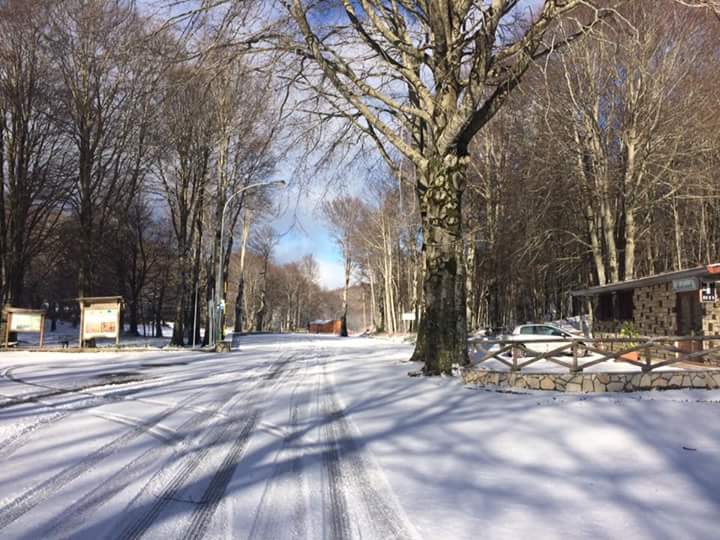 Prima neve sui monti del Matese