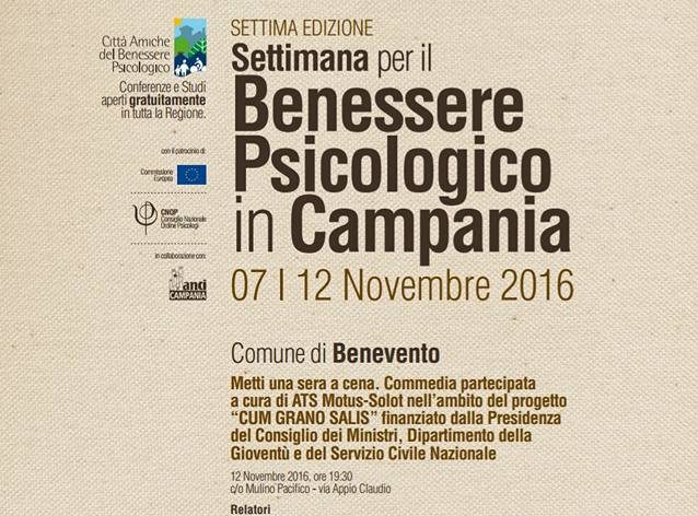 Settimana Benessere, alla Solot la commedia “Metti una sera a cena”