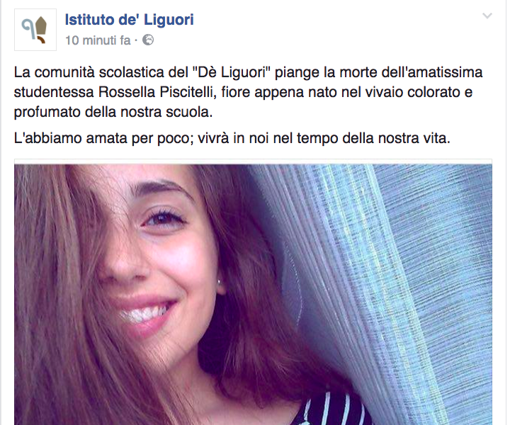 Sant’Agata de’Goti| Domani mattina i funerali di Rossella