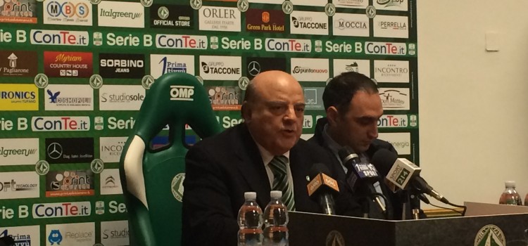 Avellino, domani conferenza stampa di Taccone