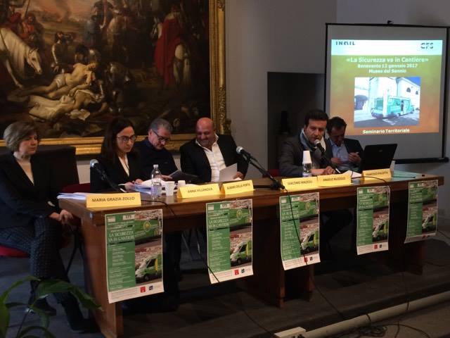 Benevento| Presentato il report della sicurezza sui cantieri