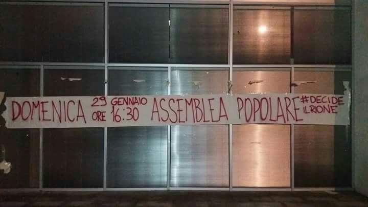 Benevento| Spina Verde, Assemblea Popolare: spazi gestiti dal Rione Libertà