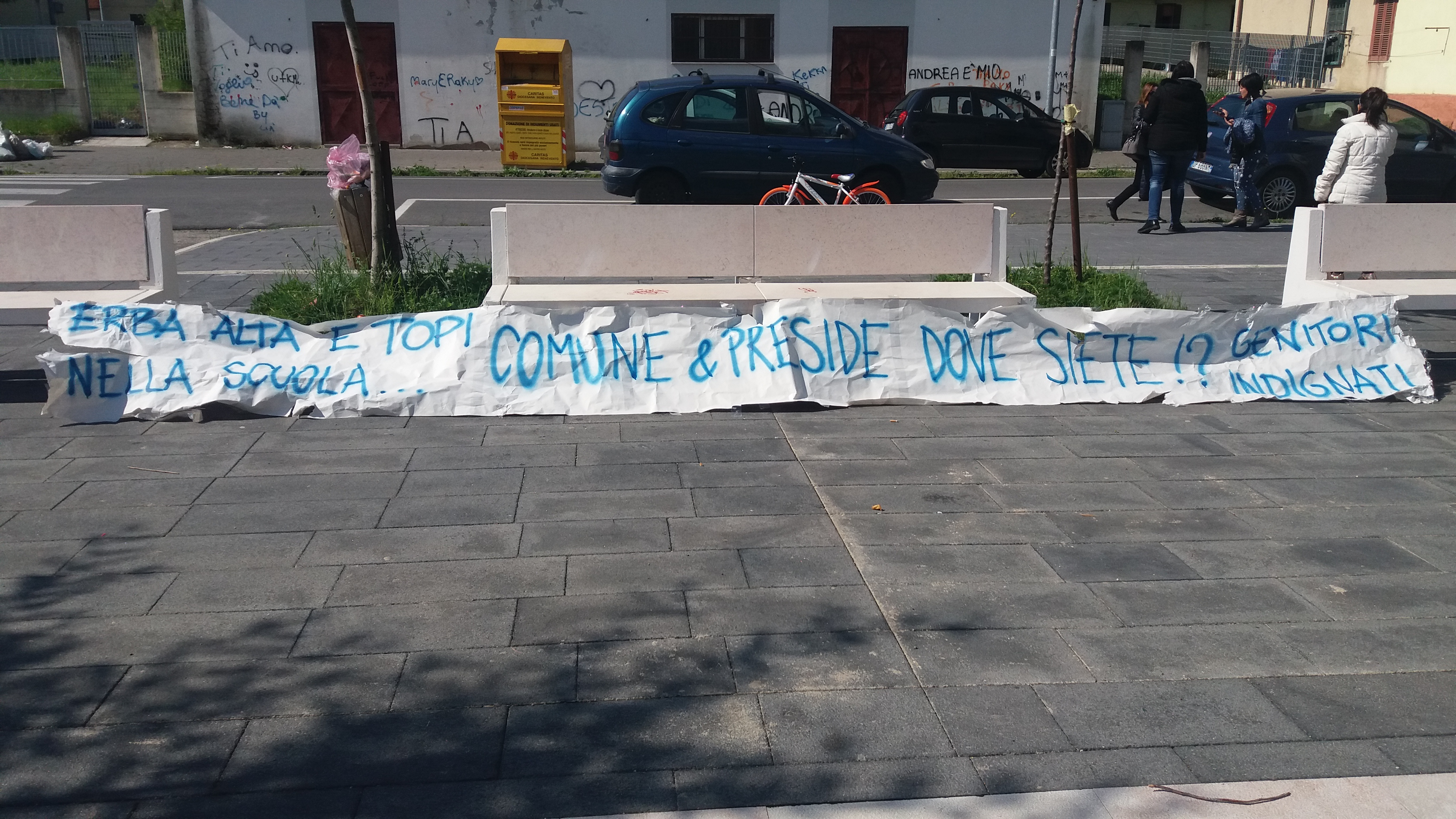 Benevento| Topi nella scuola San Modesto, il grido di allarme