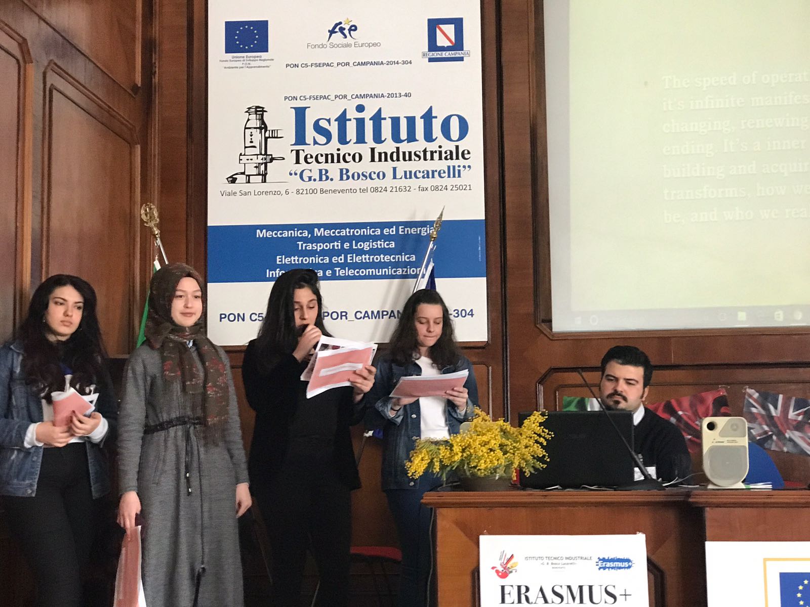 Benevento| Testimonianze e accoglienza al progetto di Erasmus Plus