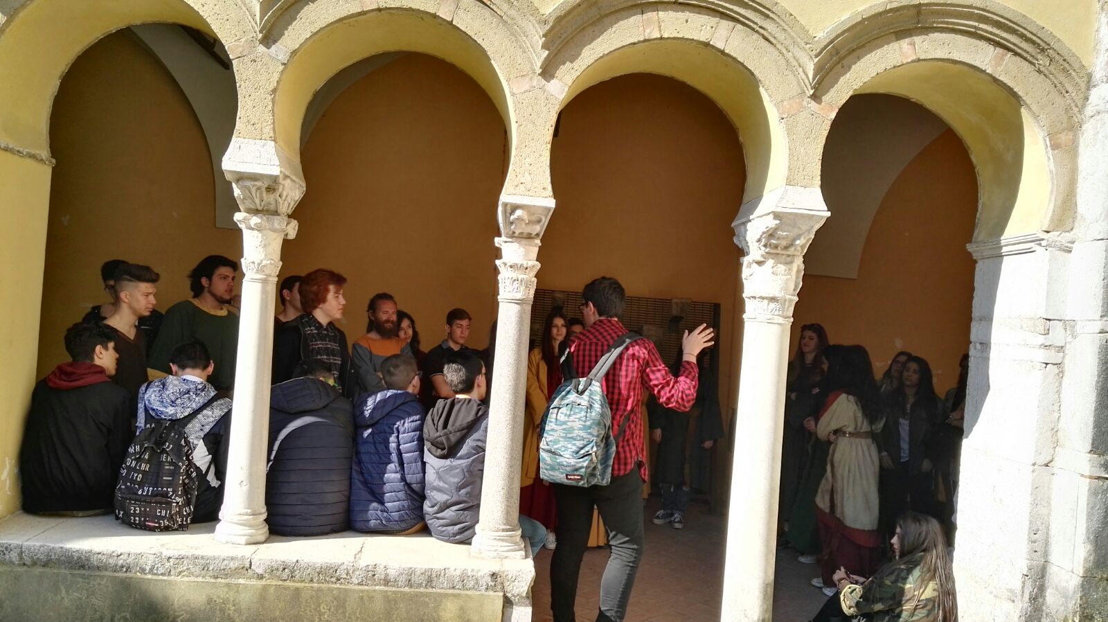 Visita a Benevento degli studenti di Lecco