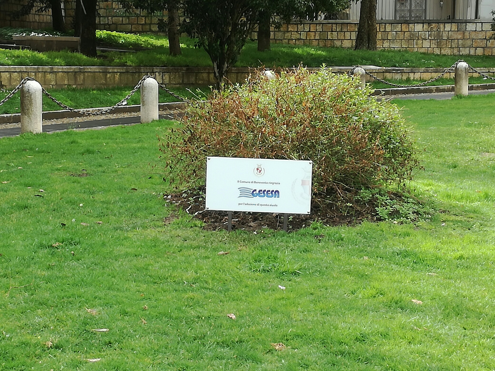 Benevento| Gesesa adotta l’aiuola dell’Arco di Traiano