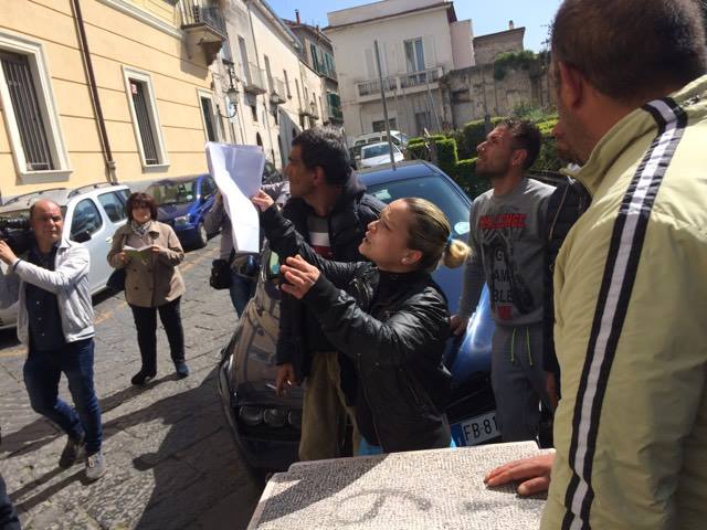 Benevento| Protestano i parcheggiatori abusivi: “Vogliamo solo lavorare”