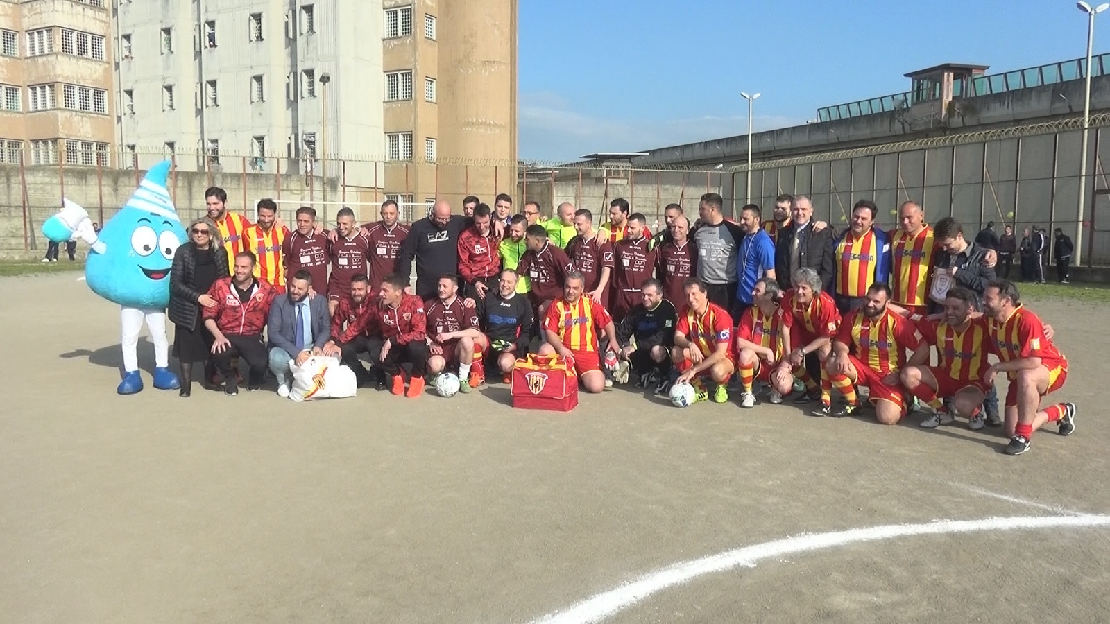 Benevento| Lo Sport ci unisce, Gesesa e detenuti in campo nel giorno dell’Acqua