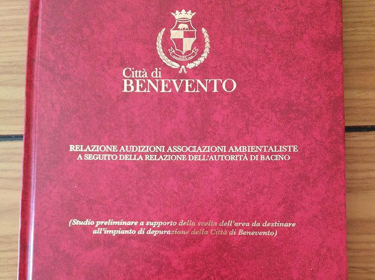 Benevento| Depuratore, consegnata la relazione sulle audizioni delle associazioni ambientaliste