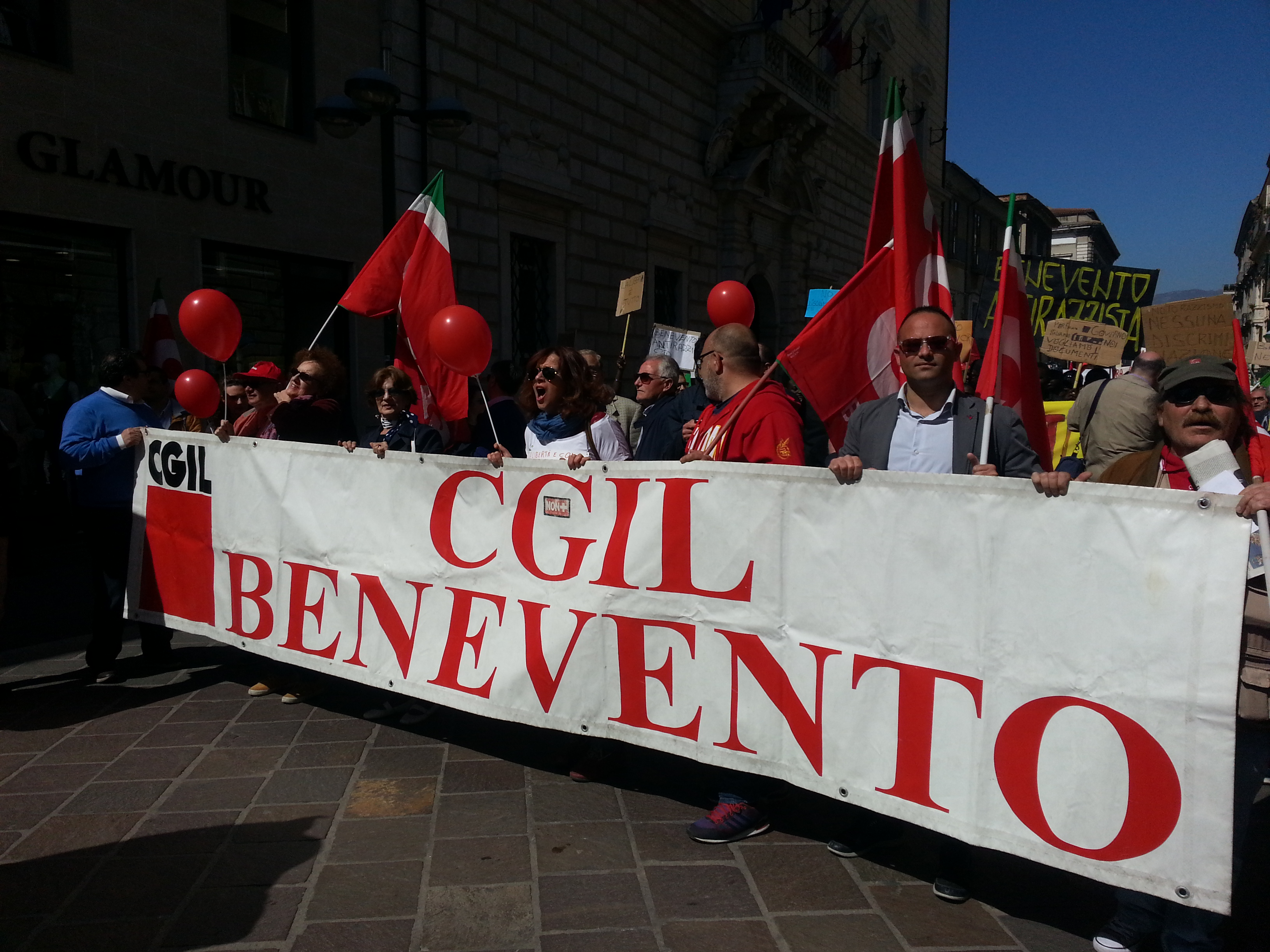 Sciopero 17 Novembre, la Cgil Benevento protesta a Napoli