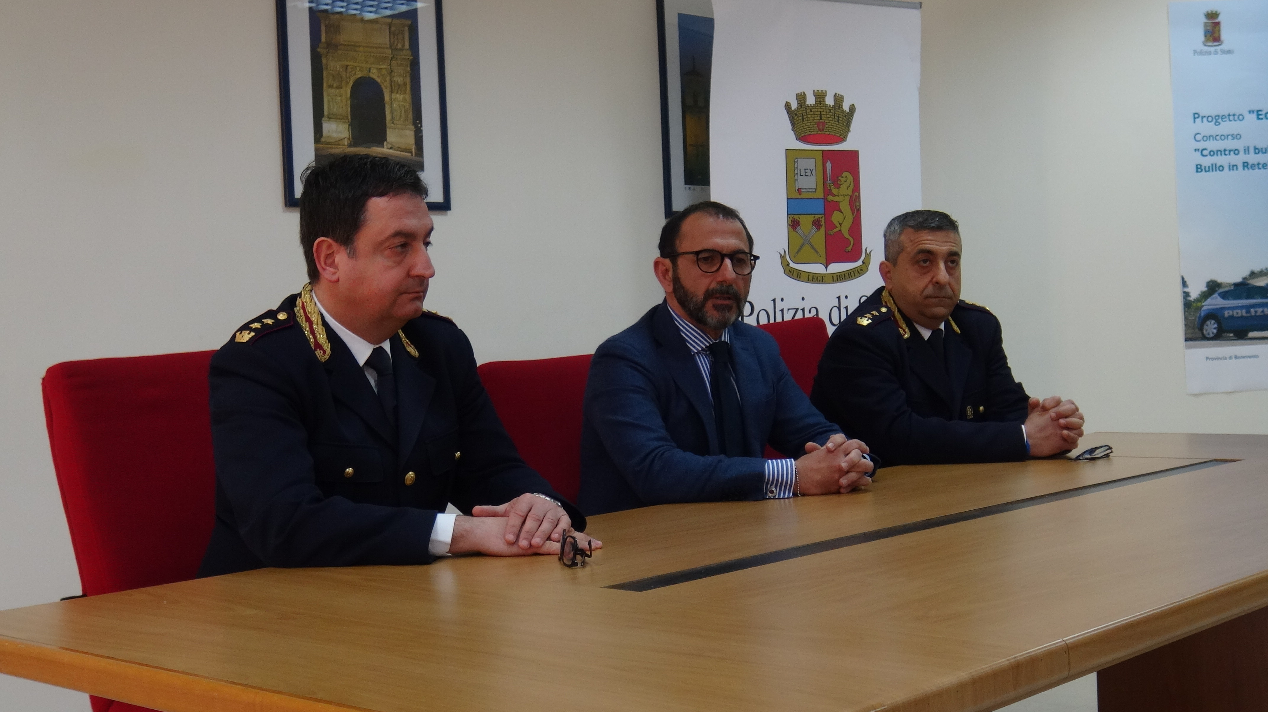 Benevento| Il Questore Bellassai: “Una Polizia che operi nel sociale”