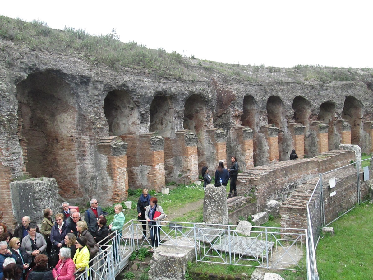 L’Archeoclub di Benevento in visita all’Anfiteatro di Capua
