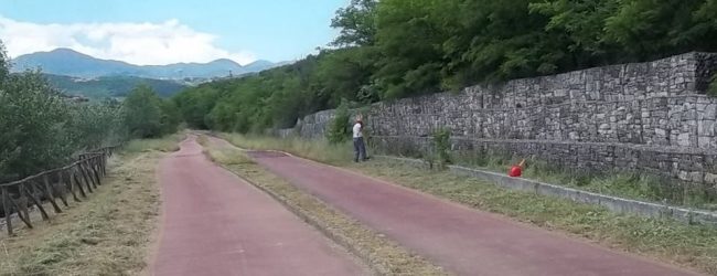 Benevento| La pista ciclo pedonale è ora ripulita