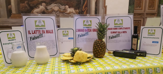 Coldiretti: la lista delle fake news sul cibo
