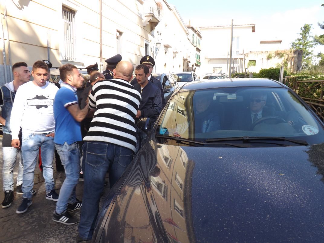 Benevento| A Palazzo Mosti la protesta dei parcheggiatori