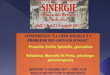 Benevento| Alla Rocca il convegno su “La crisi sociale e i problemi dei giovani d’oggi”