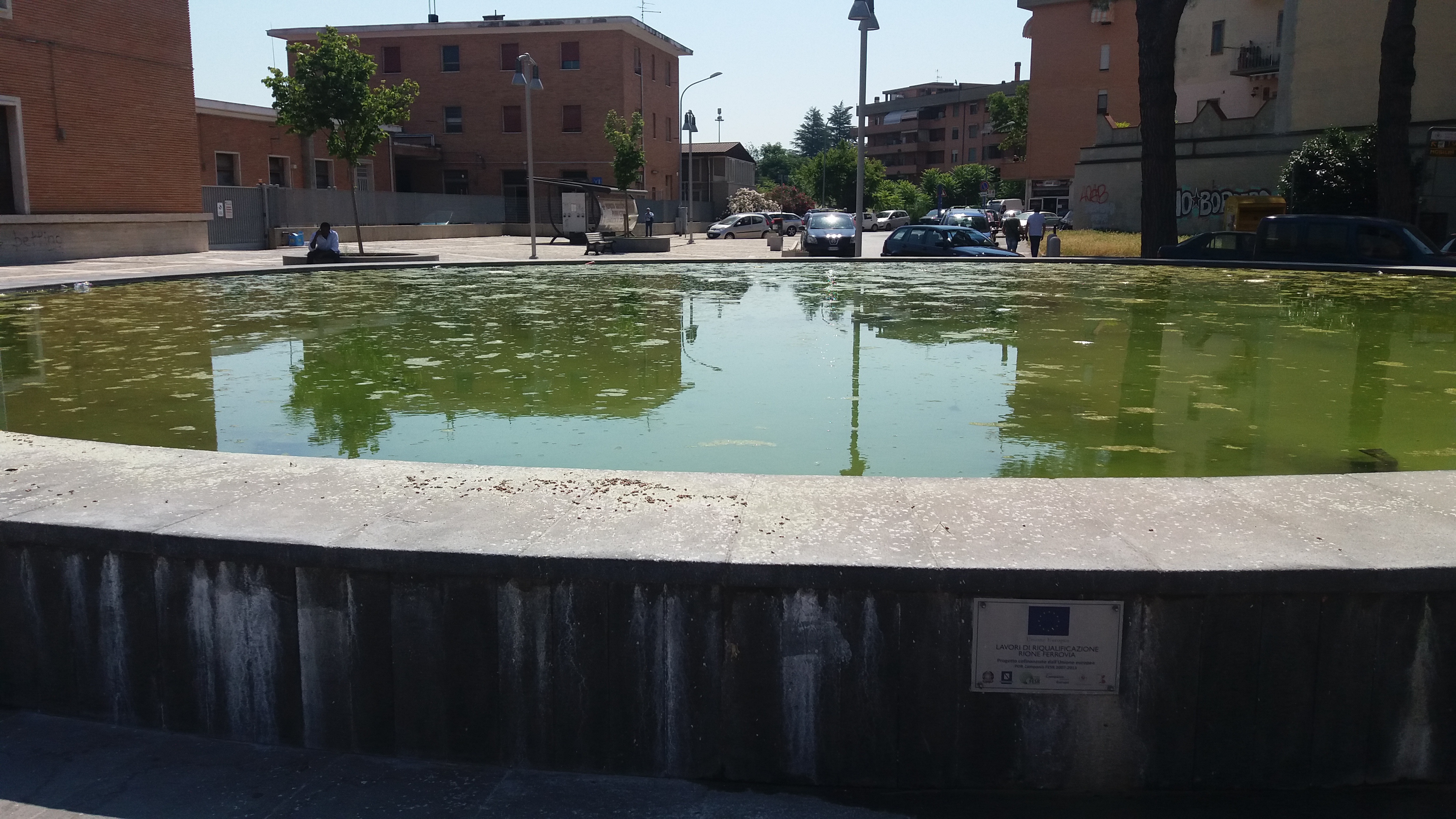 Benevento| Il verde fontana del Rione Ferrovia