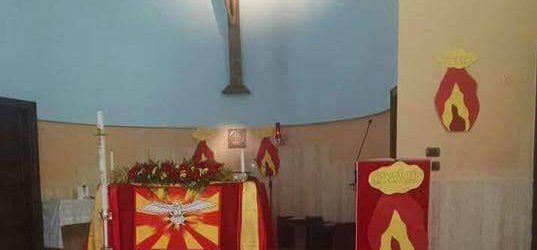 Benevento| Giallorosso ovunque, anche nelle chiese