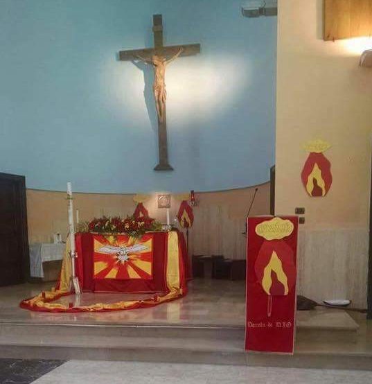Benevento| Giallorosso ovunque, anche nelle chiese